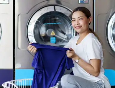 Lady Doing Laundry 1200X800